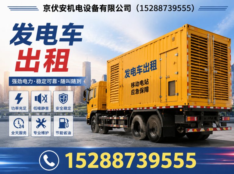 丽江应急发电机出租展示图